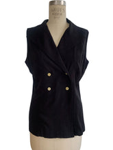 Sleeveless Wide Lapel