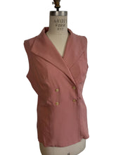 Sleeveless Wide Lapel